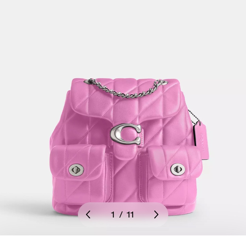 Coach Tabby Backpack Fushcia NWT